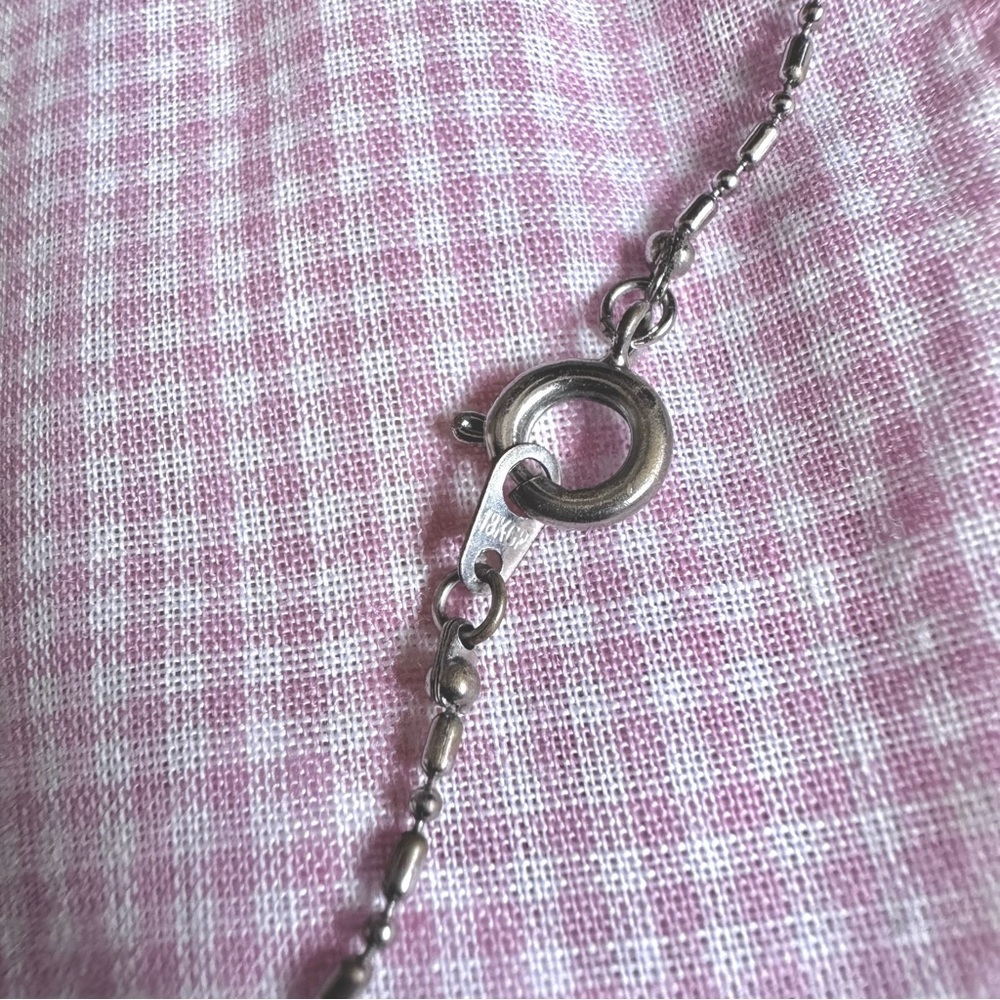 π 18k white gold Hello Kitty pendant necklace - Picture 4 of 5